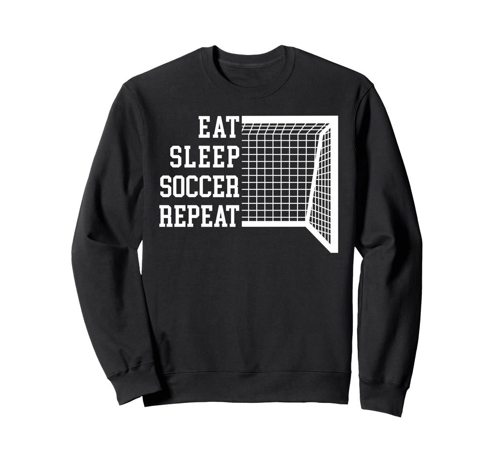 Funny Eat Sleep Soccer Sweatshirt - Minimalist Print Men Women - T-Shirt, Sweatshirt, Hoodie