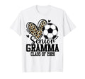 Senior Gramma Class 2026 Soccer Leopard T-Shirt - Unique Graphic Men Women - T-Shirt, Sweatshirt, Hoodie