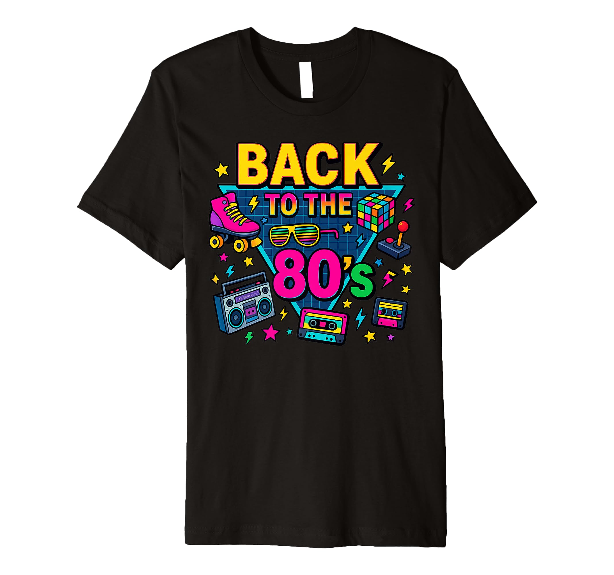 Cassette Boombox Arcade Roller Skate T-Shirt - Unique Graphic for Adults - T-Shirt, Sweatshirt, Hoodie