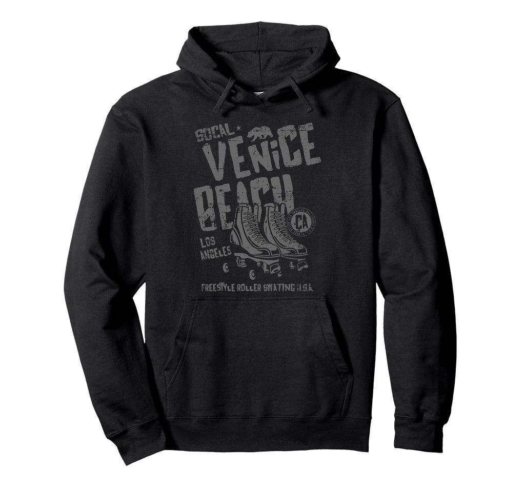 Venice Beach California Roller Skate Hoodie - Custom Art Print Unisex - T-Shirt, Sweatshirt, Hoodie