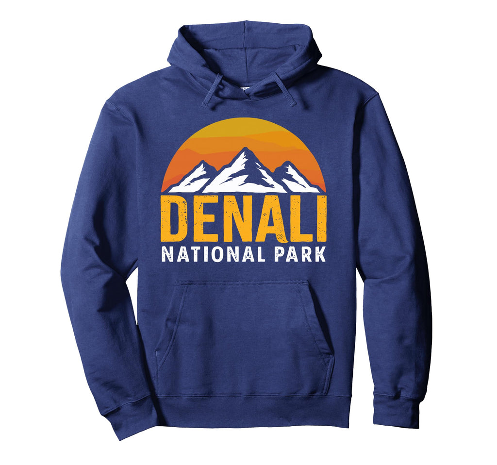 Denali National Park Alaska Mountains Hoodie - Graphic Print for Adults - T-Shirt, Sweatshirt, Hoodie