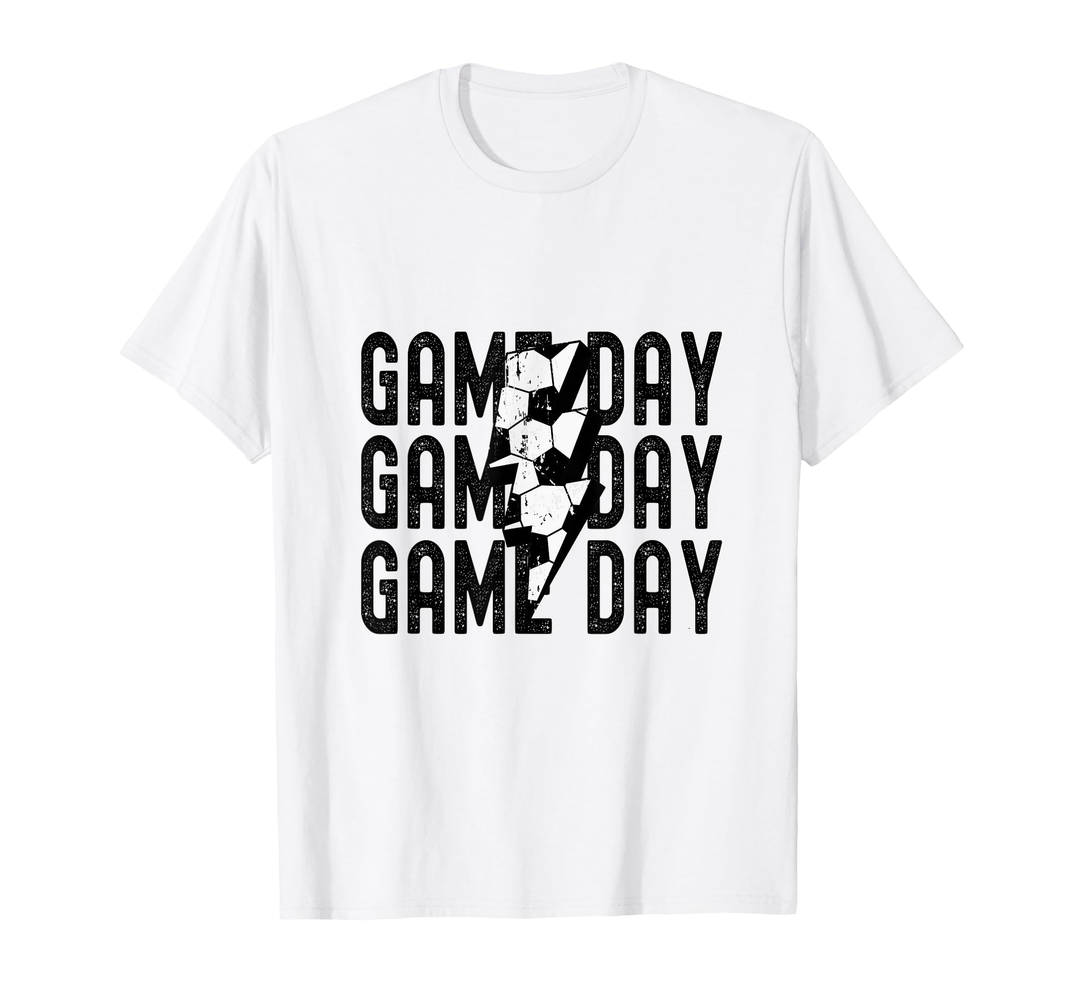 Game Day Soccer Lightning Funny Soccer T-Shirt - Novelty Apparel Unisex - T-Shirt, Sweatshirt, Hoodie