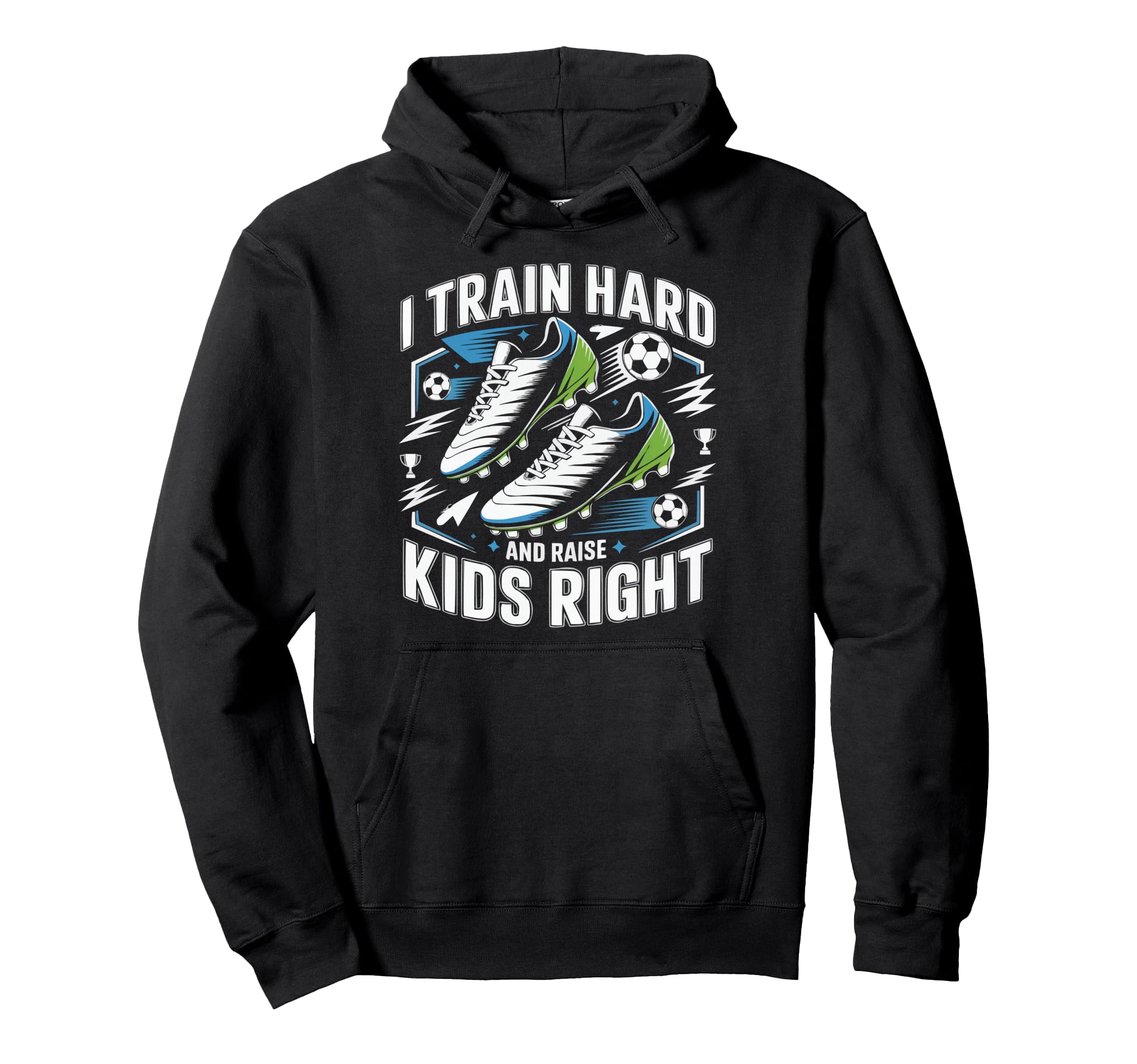 Soccer Player Soccer Dad Kick Sport Hoodie - Custom Art Print Men Women - T-Shirt, Sweatshirt, Hoodie