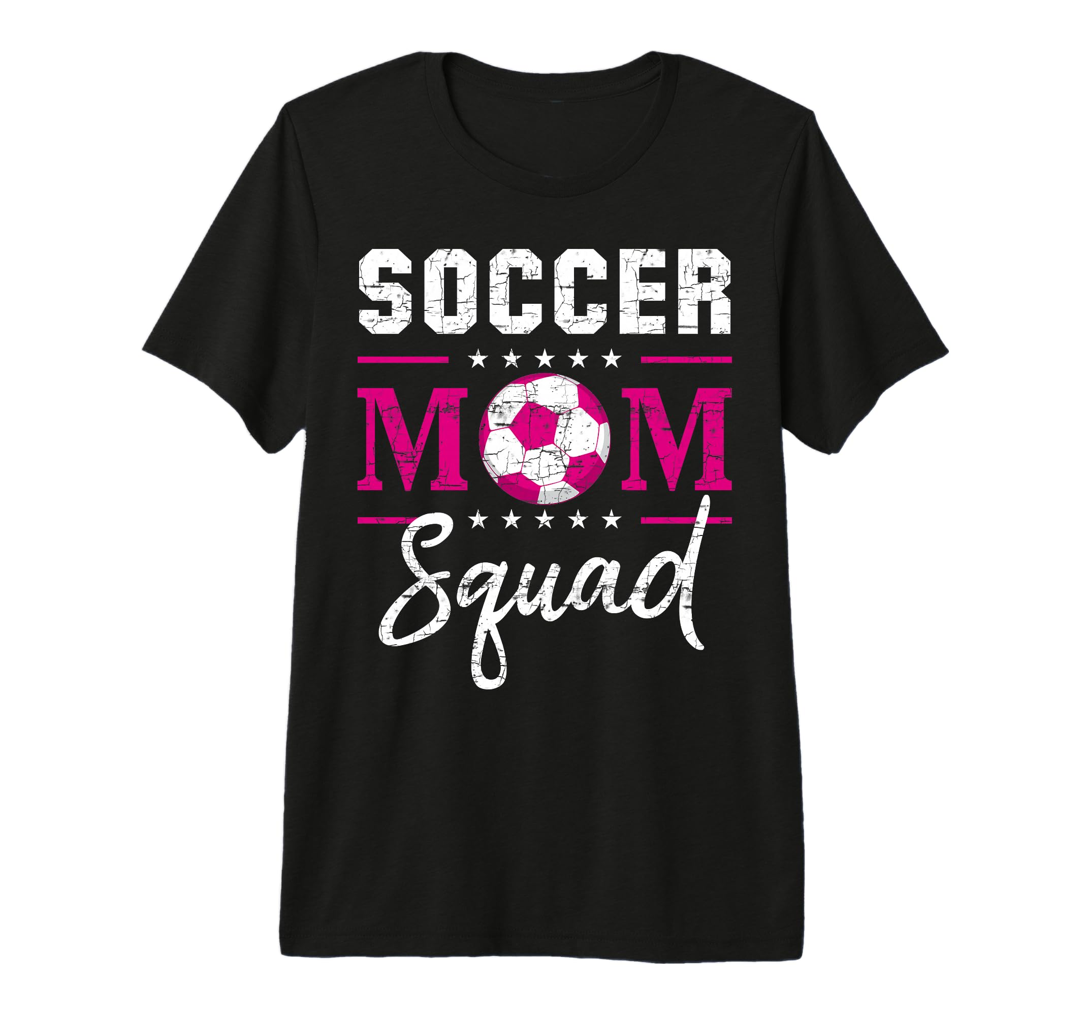Soccer Mom Squad Soccer Ball Sport T-Shirt - Trendy Graphic for Adults - T-Shirt, Sweatshirt, Hoodie