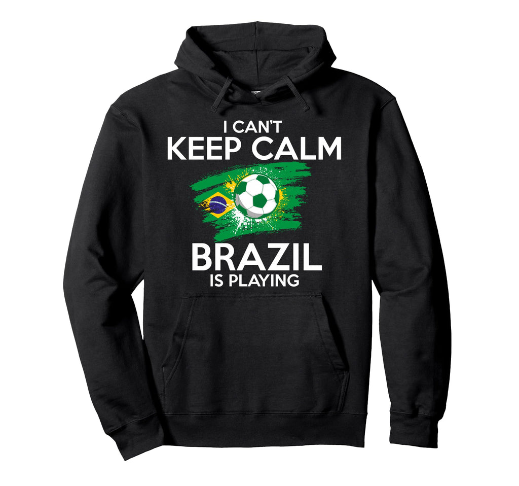 Brazil Soccer Football Game Player Fan Hoodie - Graphic Print for Adults - T-Shirt, Sweatshirt, Hoodie