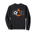 Soccer Coach Ball And Cone Sweatshirt - Minimalist Print Unisex - T-Shirt, Sweatshirt, Hoodie
