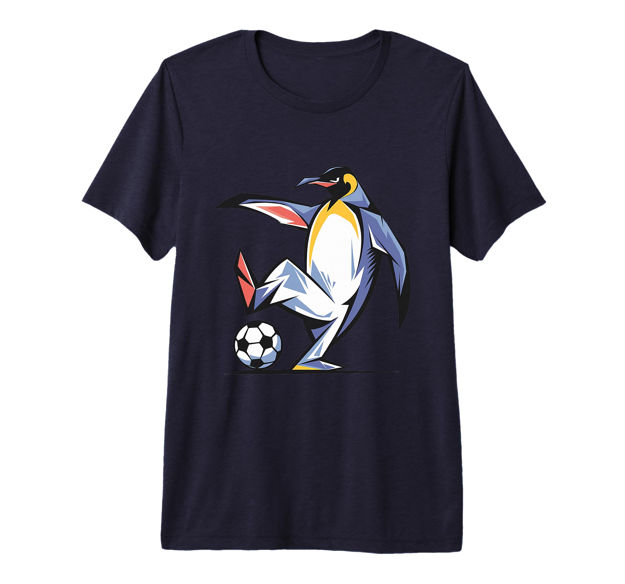 Funny Colorful King Penguin Playing T-Shirt - Graphic Print Men Women - T-Shirt, Sweatshirt, Hoodie