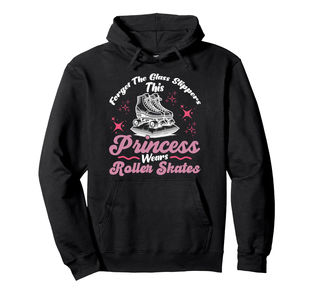 Roller Skating Skate 1970S Forget Glass Hoodie - Unique Graphic Unisex - T-Shirt, Sweatshirt, Hoodie