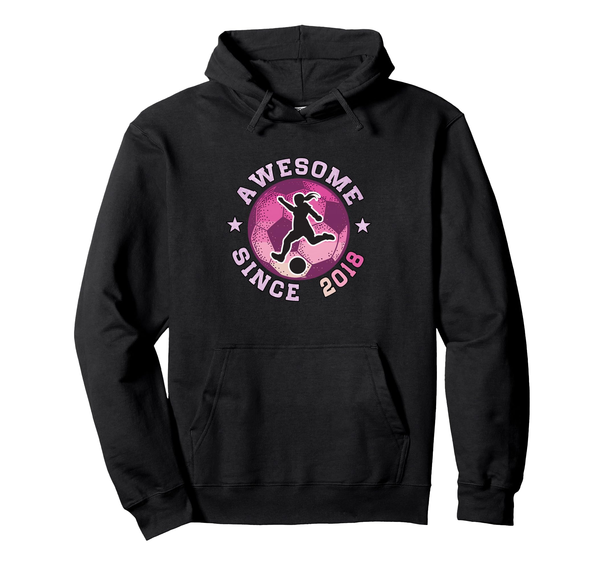 8Th Birthday Soccer Player Awesome Since Hoodie - Novelty Apparel Unisex - T-Shirt, Sweatshirt, Hoodie