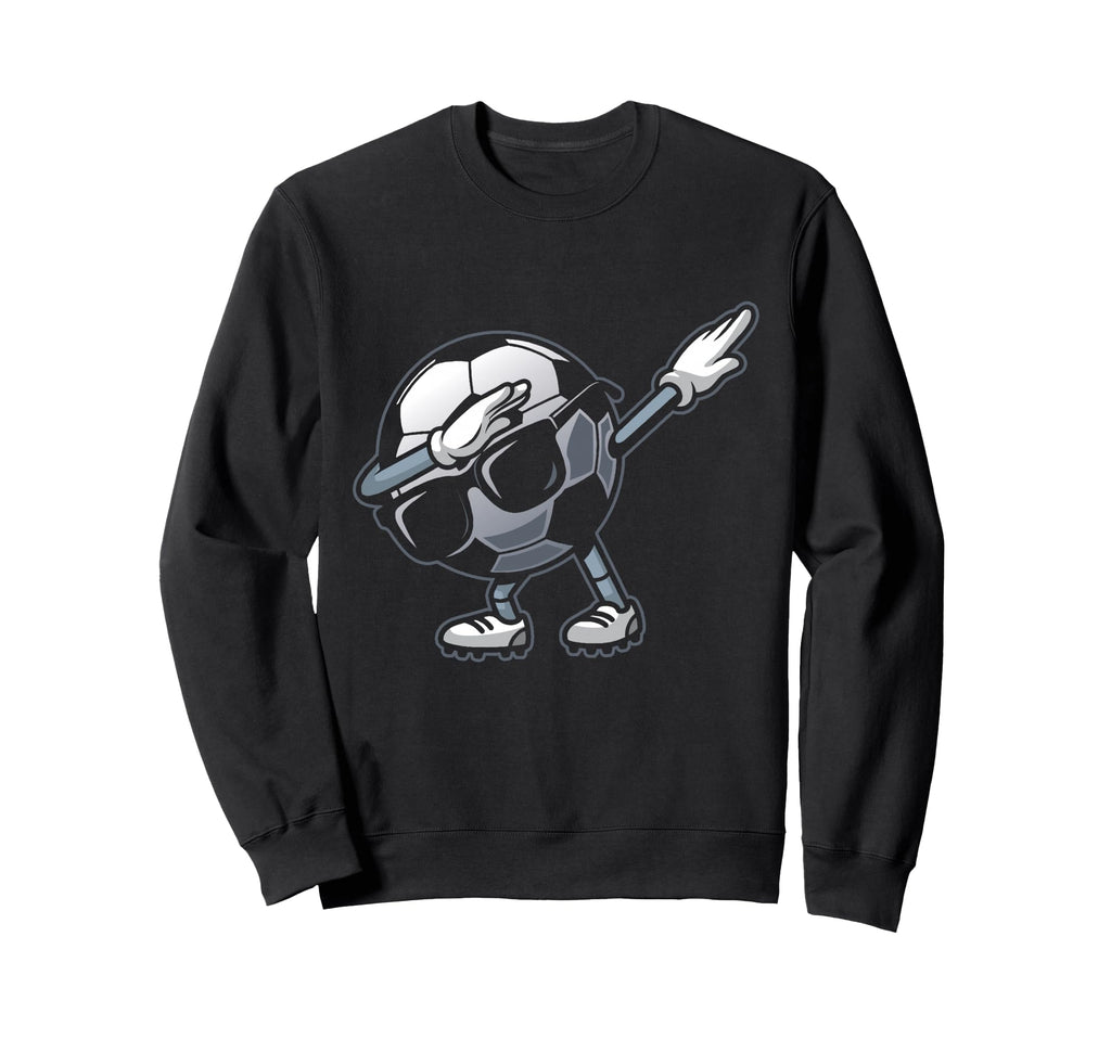 Dabbing Soccer Ball Funny Soccer Sweatshirt - Minimalist Print for Adults - T-Shirt, Sweatshirt, Hoodie
