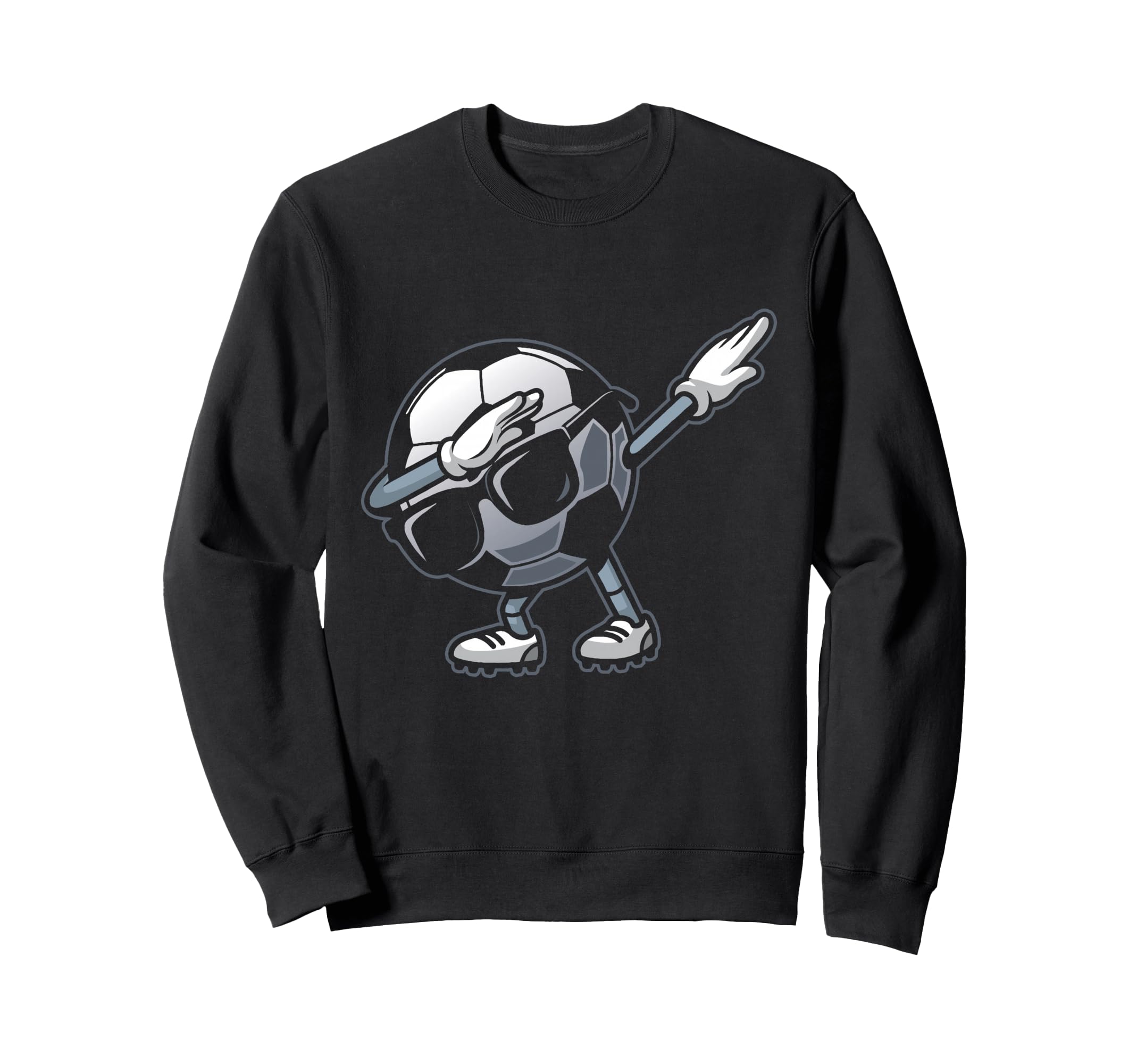 Dabbing Soccer Ball Funny Soccer Sweatshirt - Minimalist Print for Adults - T-Shirt, Sweatshirt, Hoodie