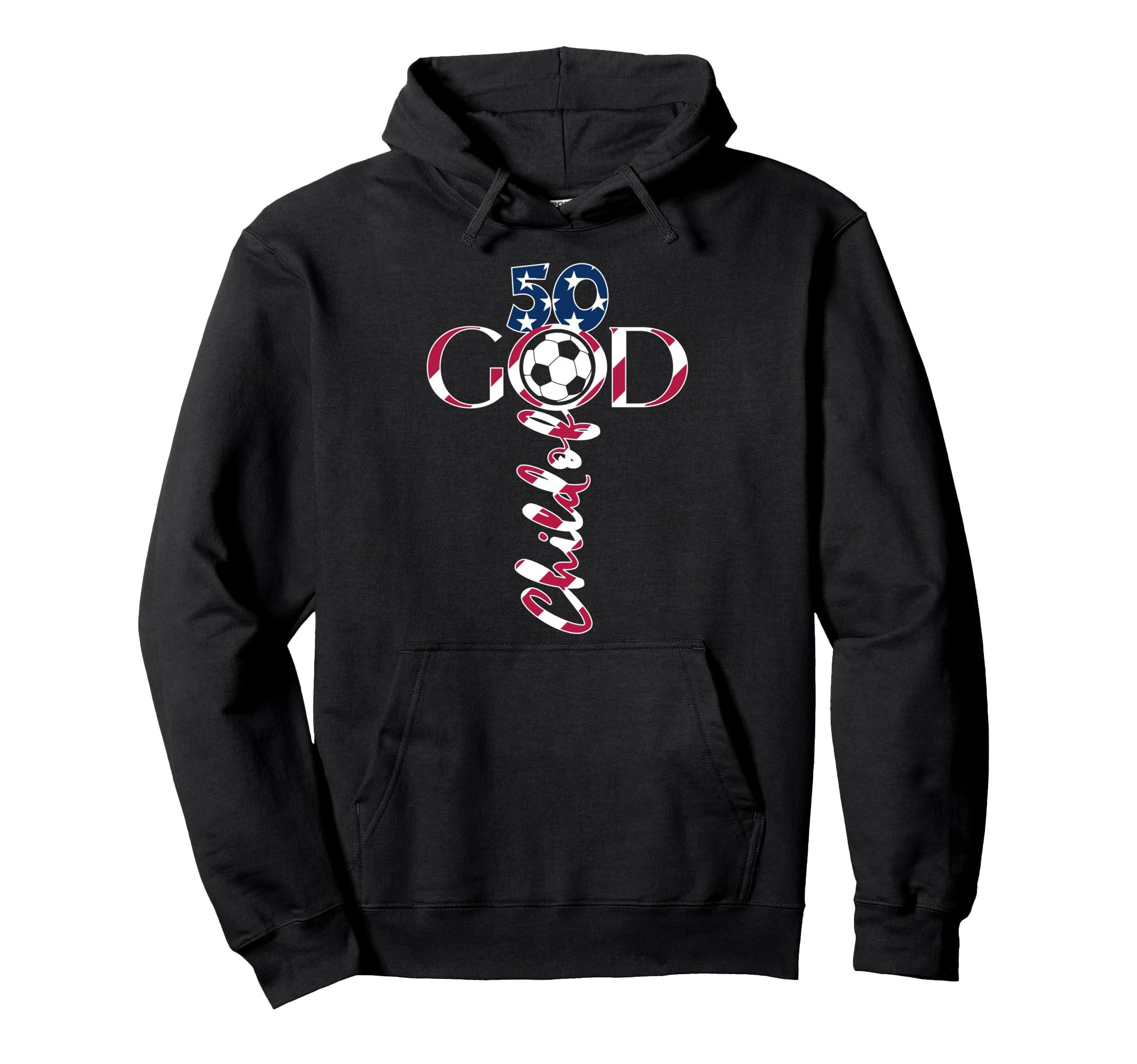 Jesus 50 Years Child God Soccer 50Th Hoodie - Unique Graphic Men Women - T-Shirt, Sweatshirt, Hoodie