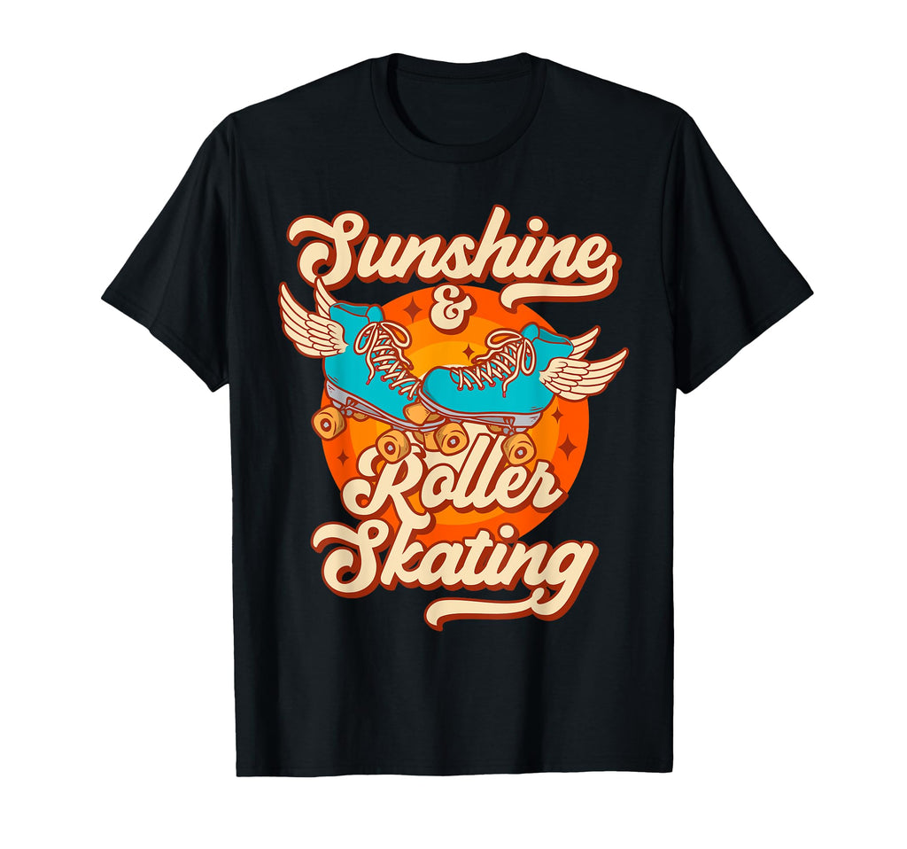 Roller Skating Skate 1970S Sunshine T-Shirt - Streetwear Style for Adults - T-Shirt, Sweatshirt, Hoodie