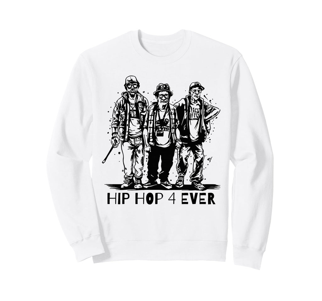 Graffiti Old School Rap Pensioners Hip Sweatshirt - Trendy Graphic Unisex - T-Shirt, Sweatshirt, Hoodie