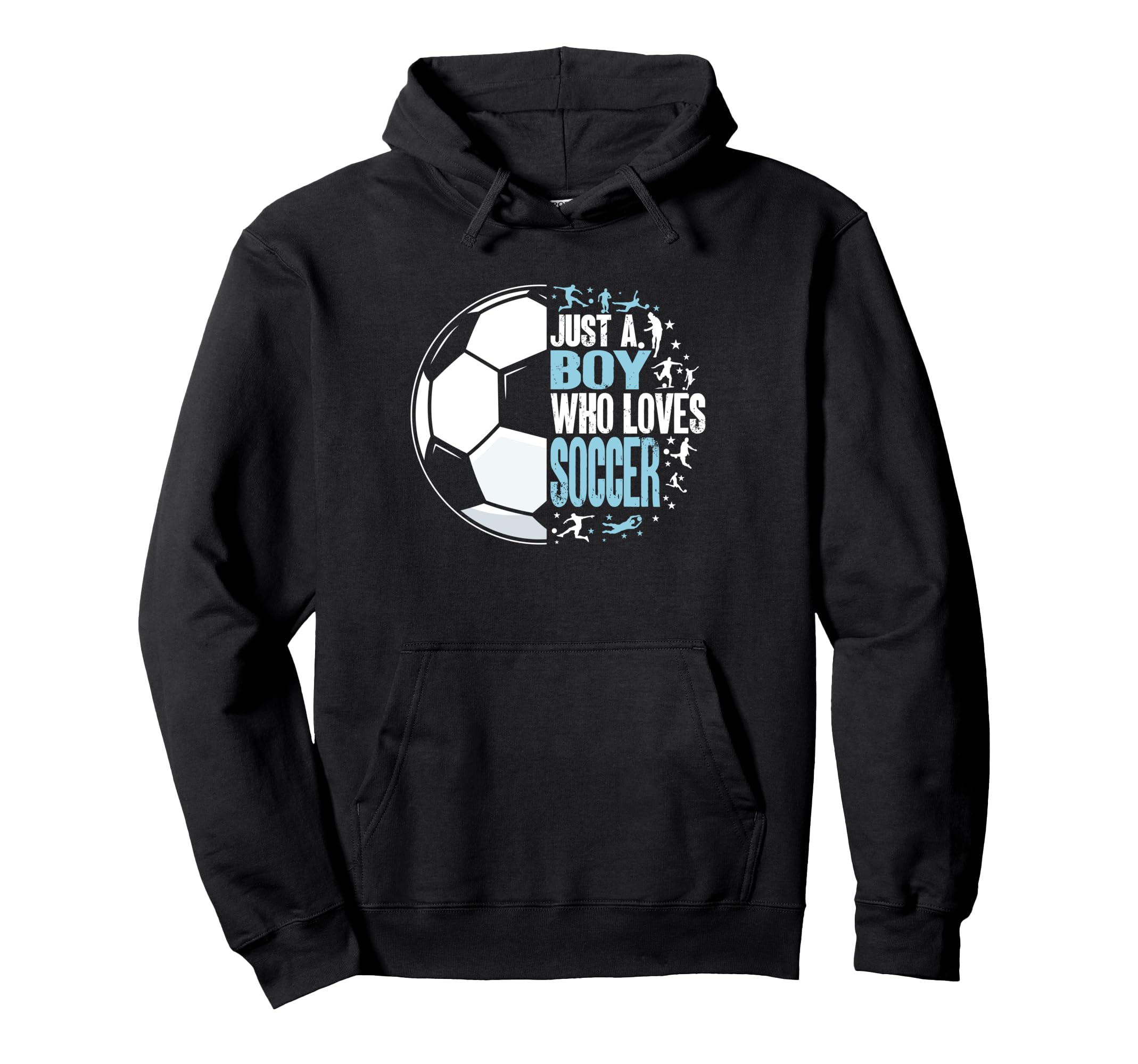 Funny Just Who Loves Soccer Hoodie - Casual Everyday Wear Unisex - T-Shirt, Sweatshirt, Hoodie