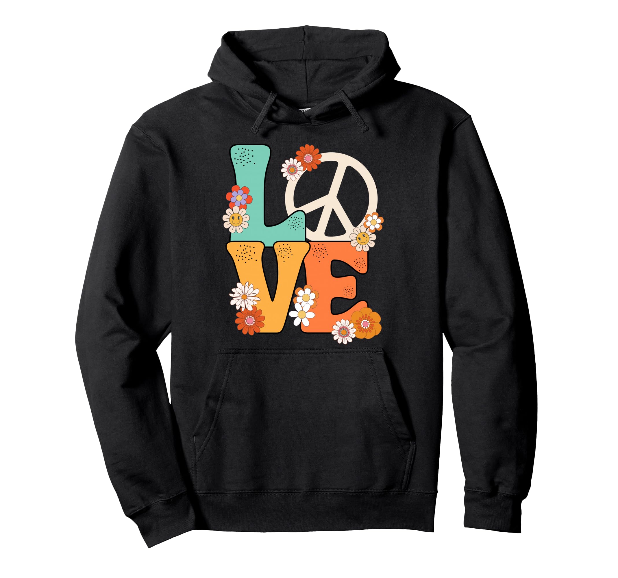 Peace Sign Love 60 S 70 S Shirts 70S Hoodie - Streetwear Style Men Women - T-Shirt, Sweatshirt, Hoodie