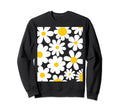Daisy Flower Floral Pattern Sweatshirt - Novelty Apparel Men Women - T-Shirt, Sweatshirt, Hoodie
