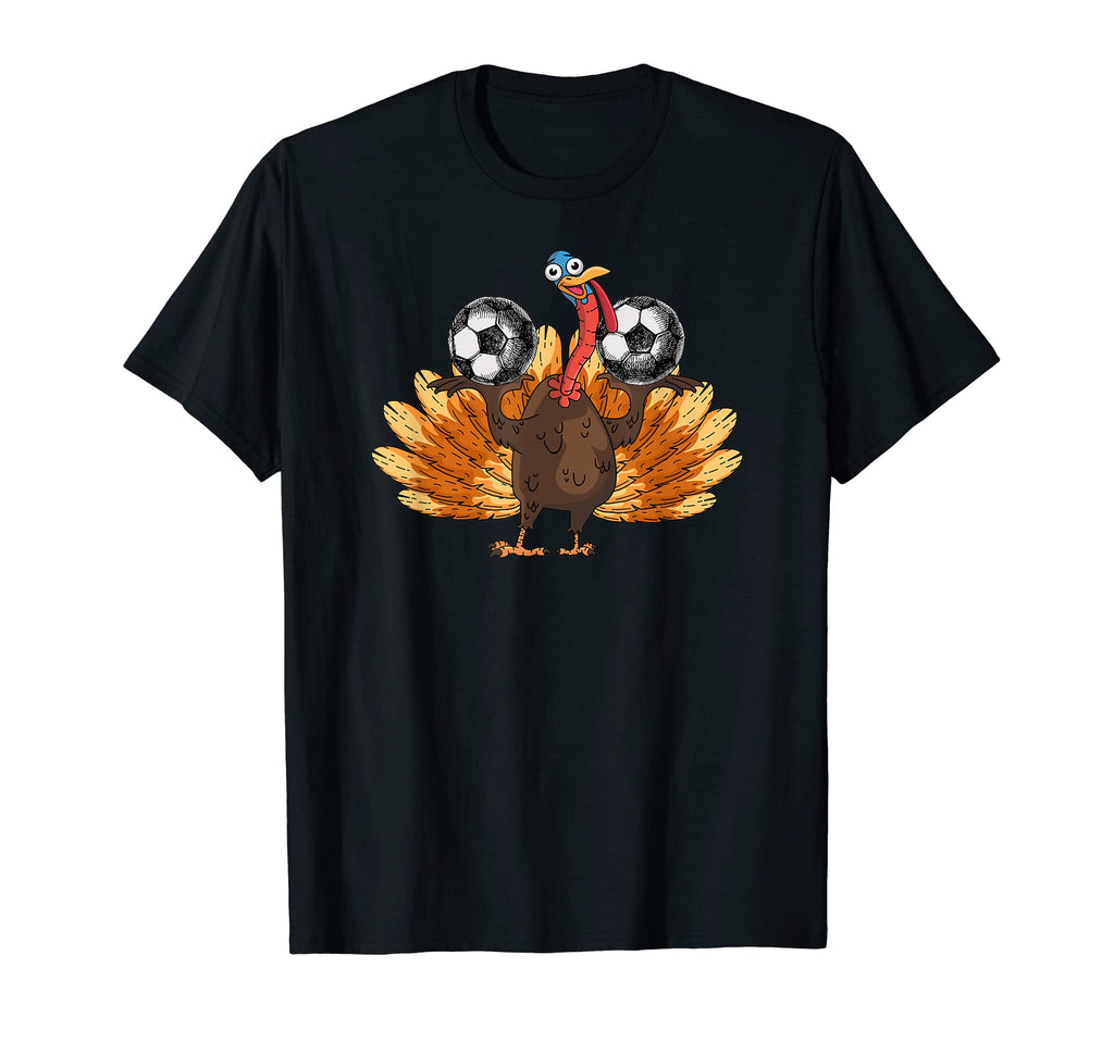Funny Turkey Thanksgiving Soccer T-Shirt - Streetwear Style Men Women - T-Shirt, Sweatshirt, Hoodie