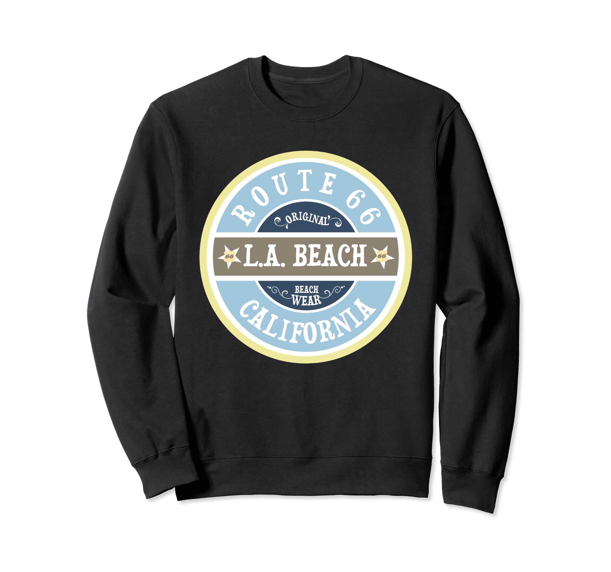 Route 66 Original Beach Wear Sweatshirt - Minimalist Print for Adults - T-Shirt, Sweatshirt, Hoodie