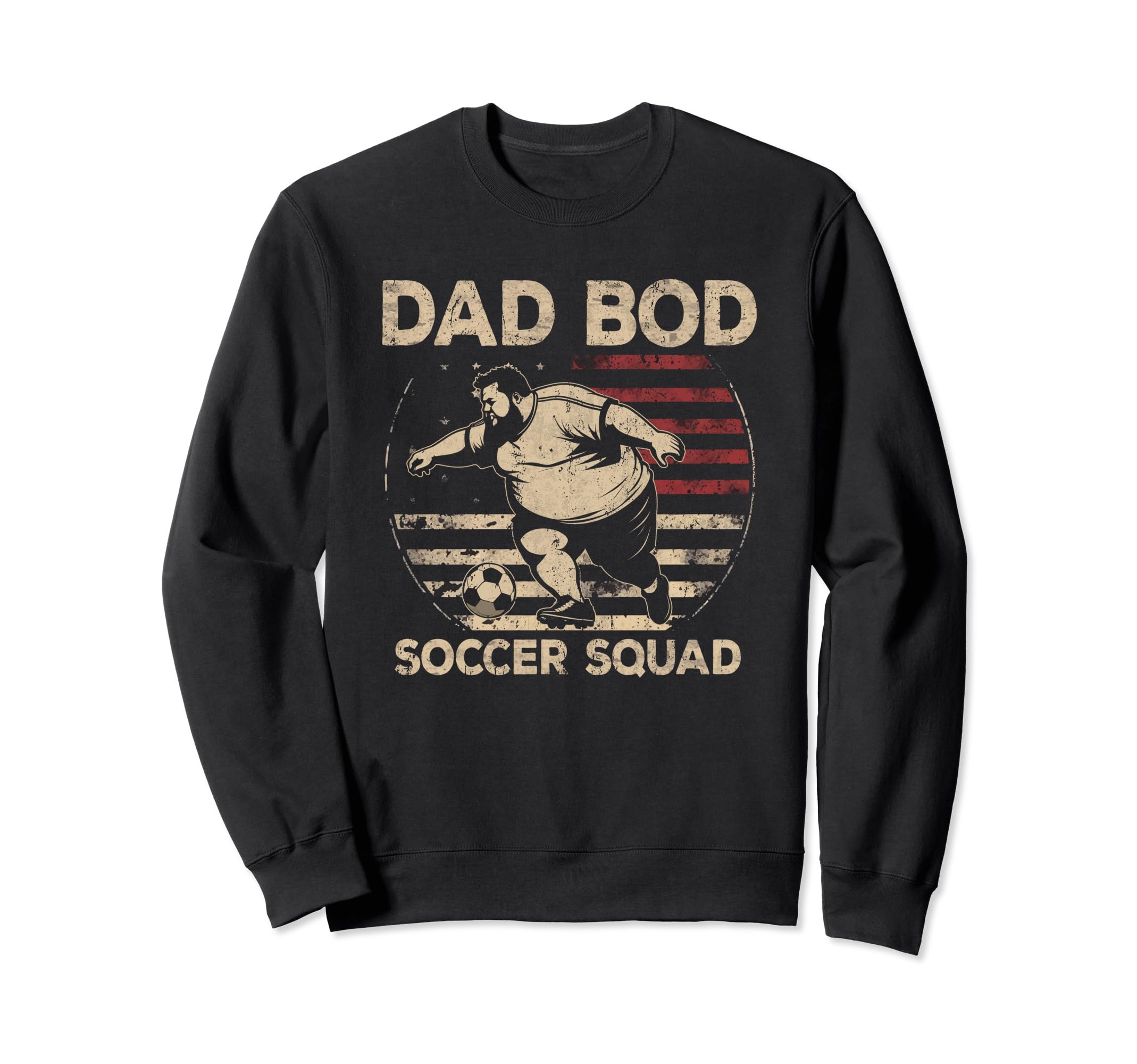 Dad Bod Soccer Squad Soccer Dad Us Sweatshirt - Aesthetic Graphic Unisex - T-Shirt, Sweatshirt, Hoodie