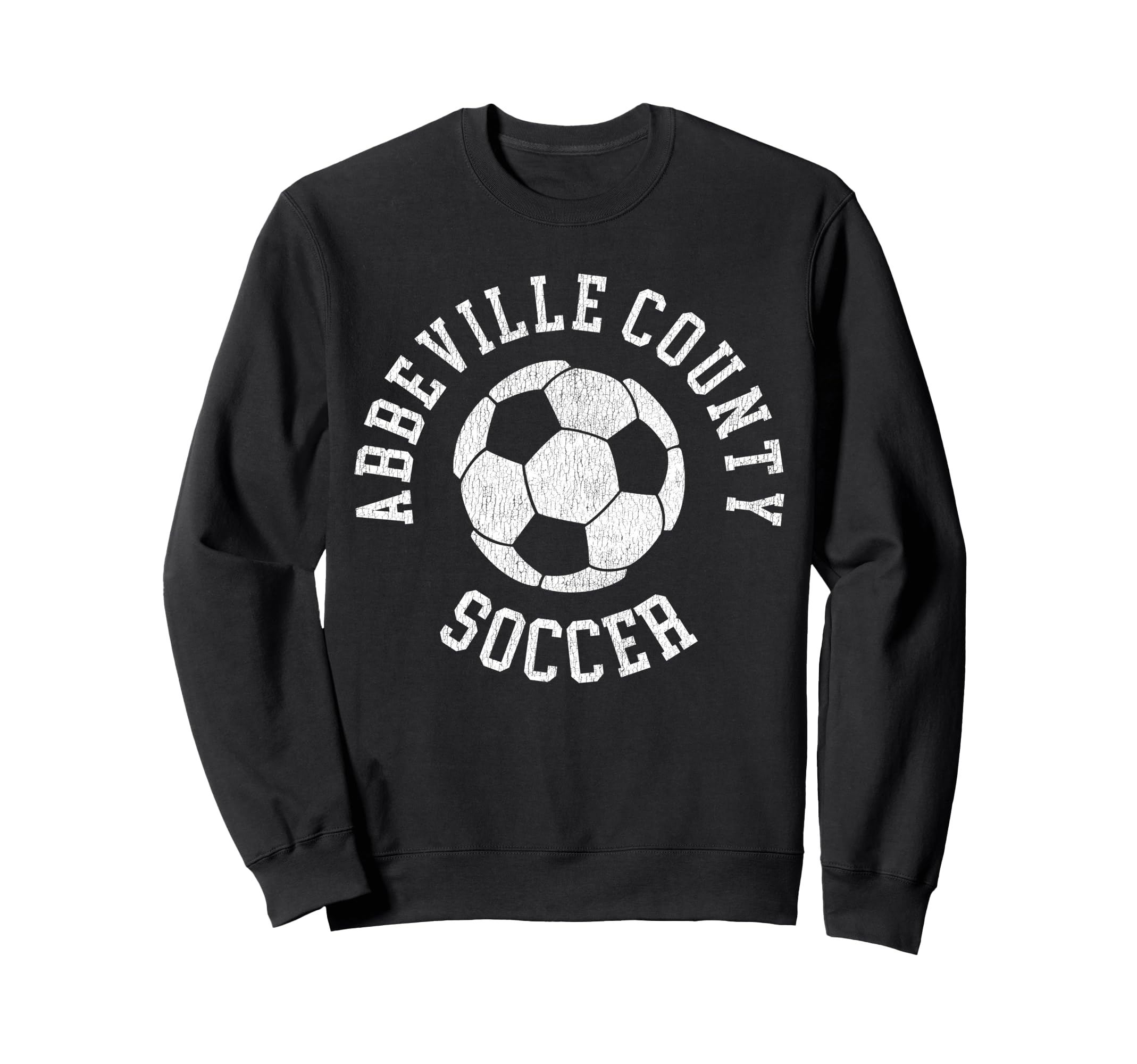 Abbeville County Soccer Distressed 90S Sweatshirt - Streetwear Style Unisex - T-Shirt, Sweatshirt, Hoodie