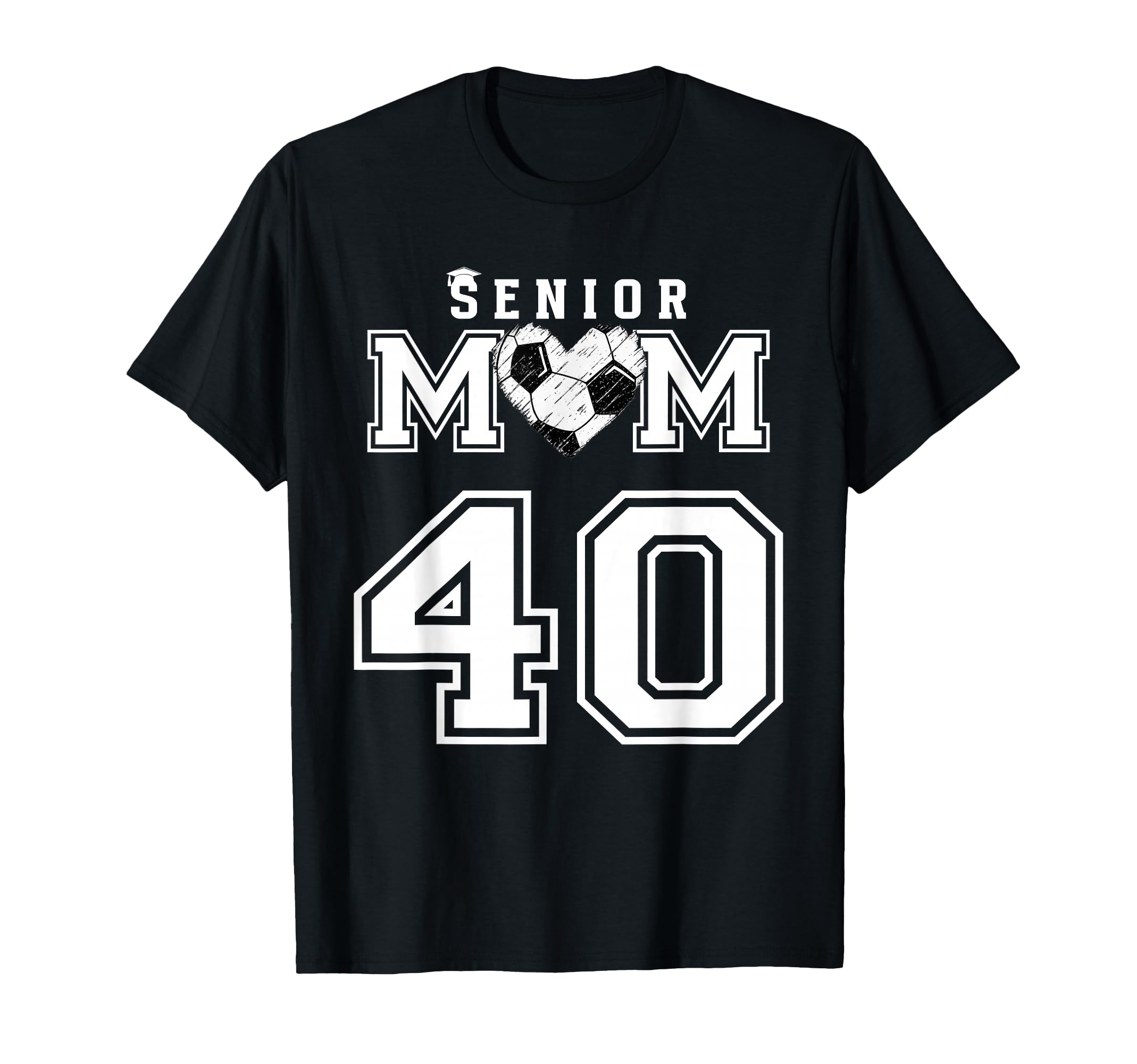 Proud Senior Soccer Mom Custom T-Shirt - Fun Novelty Design for Adults - T-Shirt, Sweatshirt, Hoodie