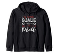 Funny Soccer Goalie Goalkeeper Mom Hoodie - Graphic Print for Adults - T-Shirt, Sweatshirt, Hoodie