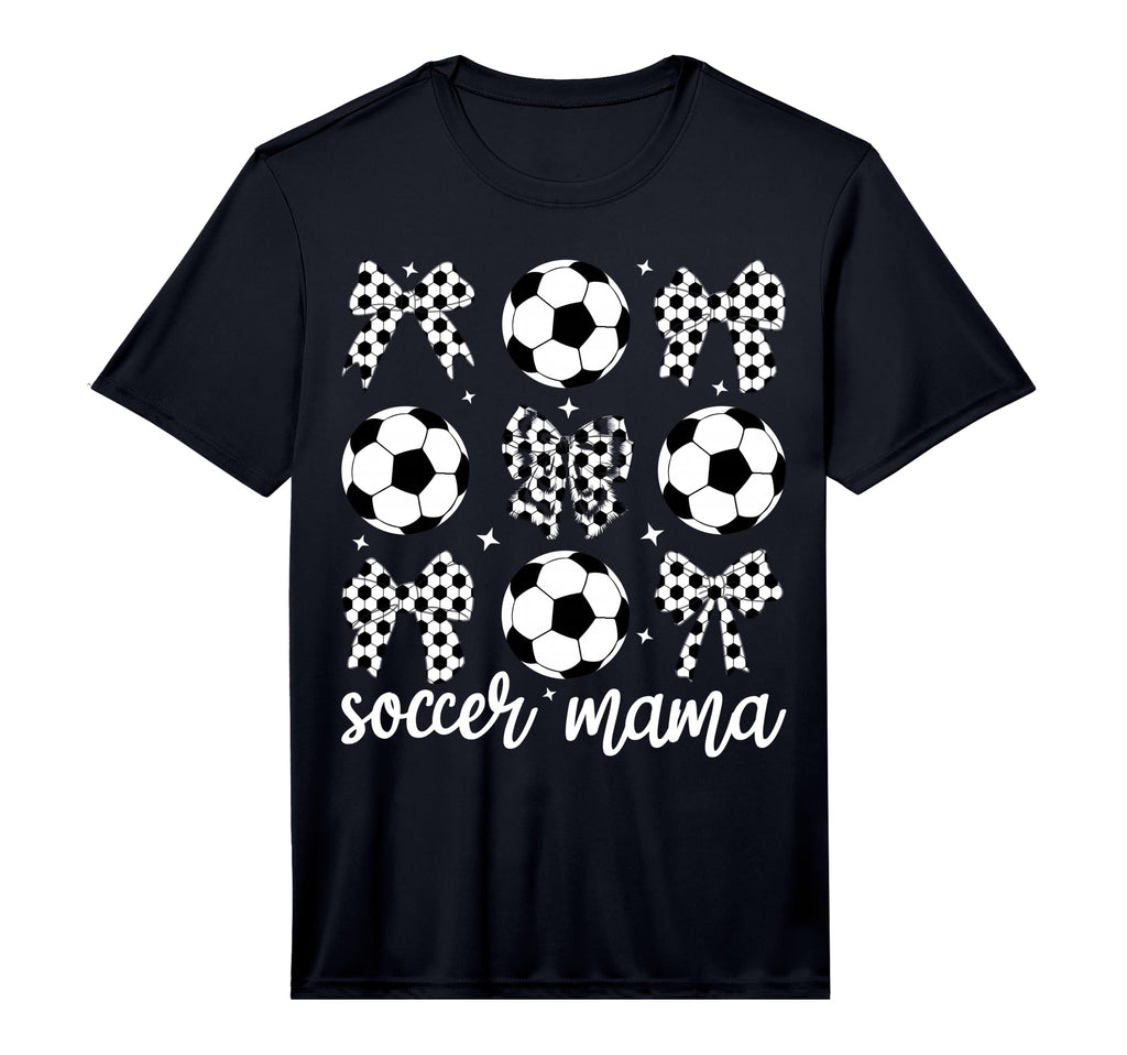 Soccer Mama Coquette Bow Soccer Mom T-Shirt - Novelty Apparel Men Women - T-Shirt, Sweatshirt, Hoodie