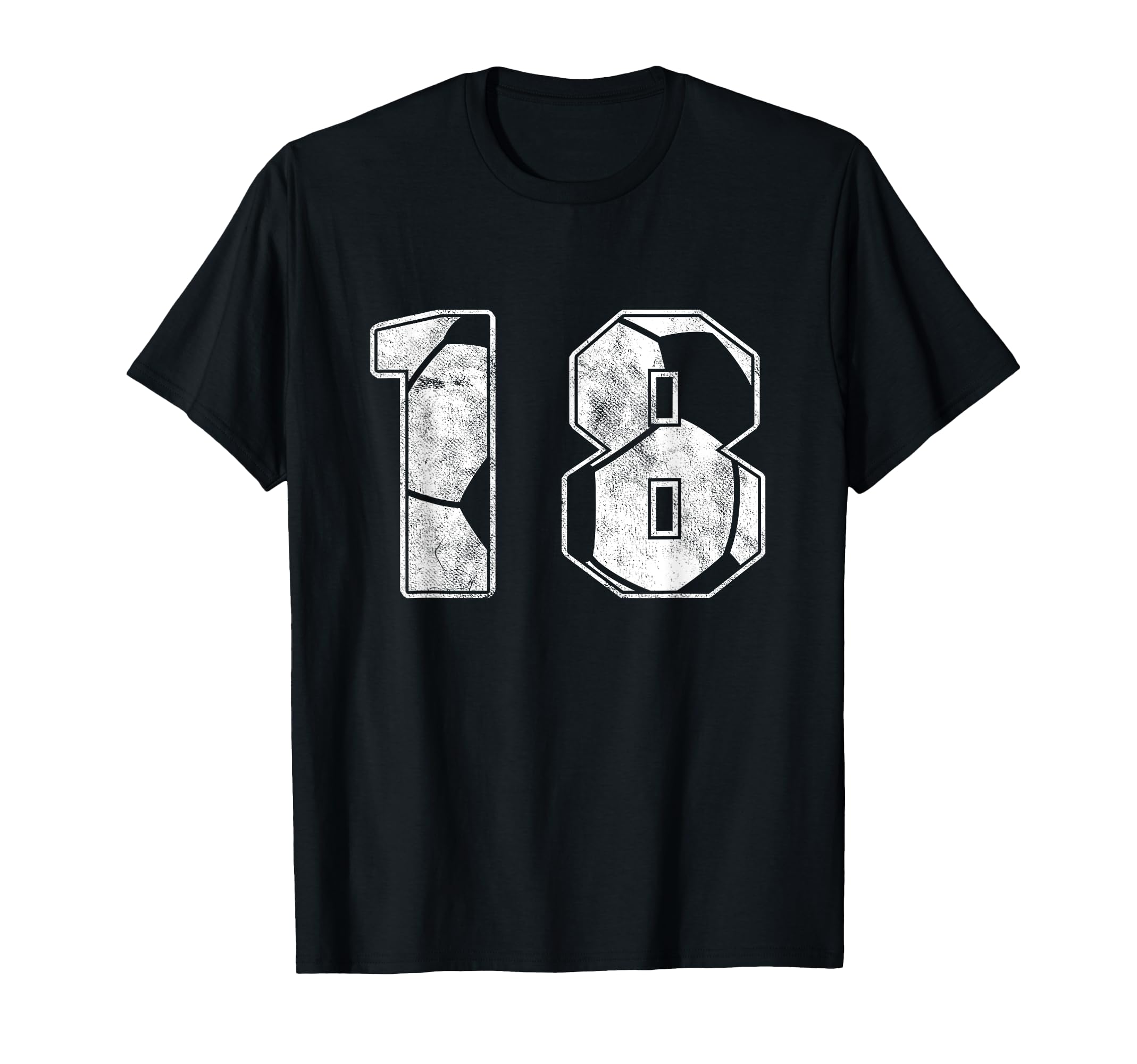 Soccer Player 18Th Birthday Football T-Shirt - Unique Graphic for Adults - T-Shirt, Sweatshirt, Hoodie