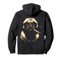 Pug Smoking Cigarette Grunge Meme 90S Art Hoodie - Graphic Print Unisex - T-Shirt, Sweatshirt, Hoodie