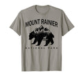 Mount Rainier National Park Bear T-Shirt - Graphic Print for Adults - T-Shirt, Sweatshirt, Hoodie