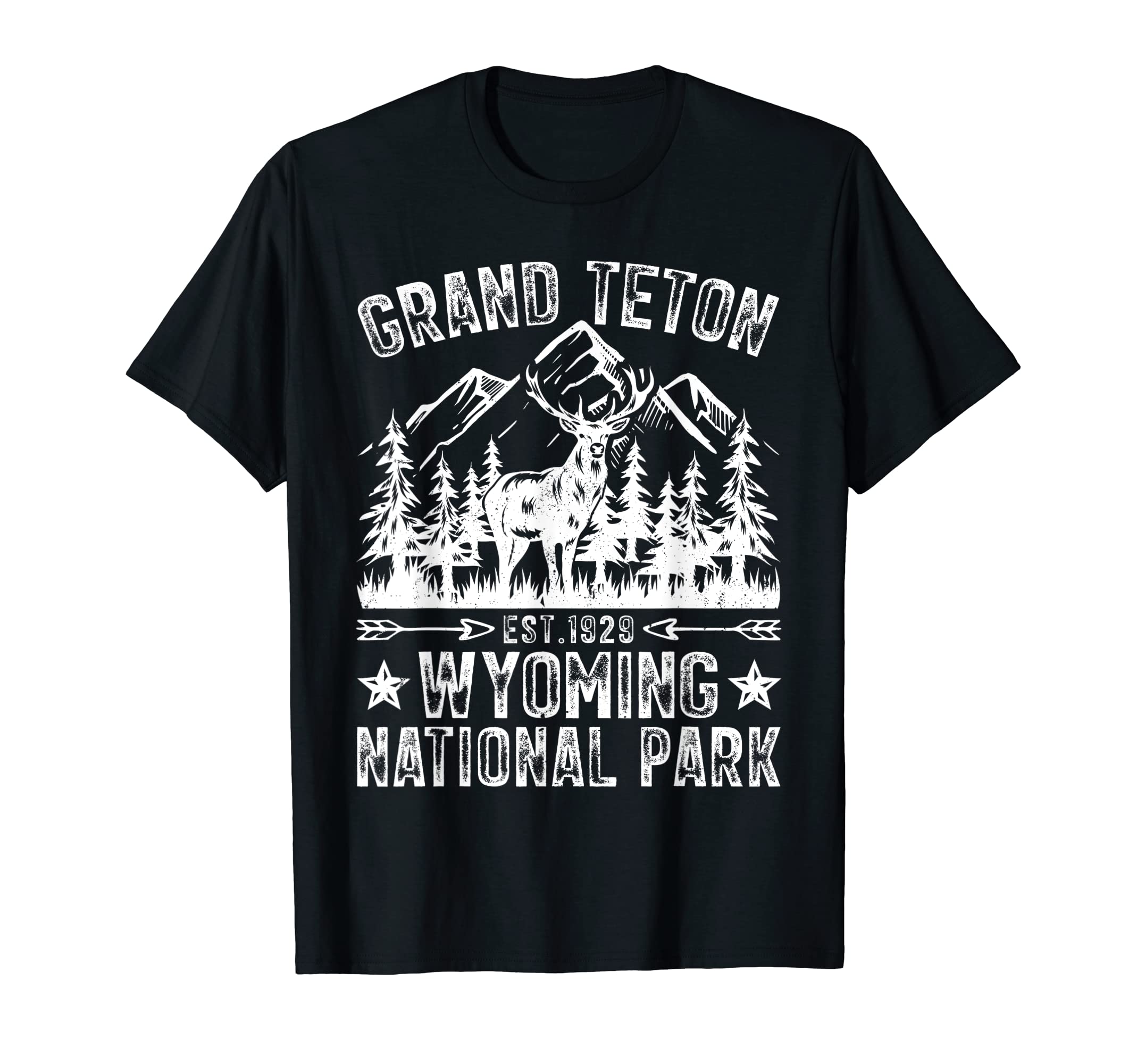 Grand Teton National Park Wyoming T-Shirt - Custom Art Print Unisex - T-Shirt, Sweatshirt, Hoodie