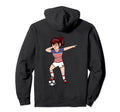 Dabbing Soccer America Football Lovers Hoodie - Minimalist Print Men Women - T-Shirt, Sweatshirt, Hoodie