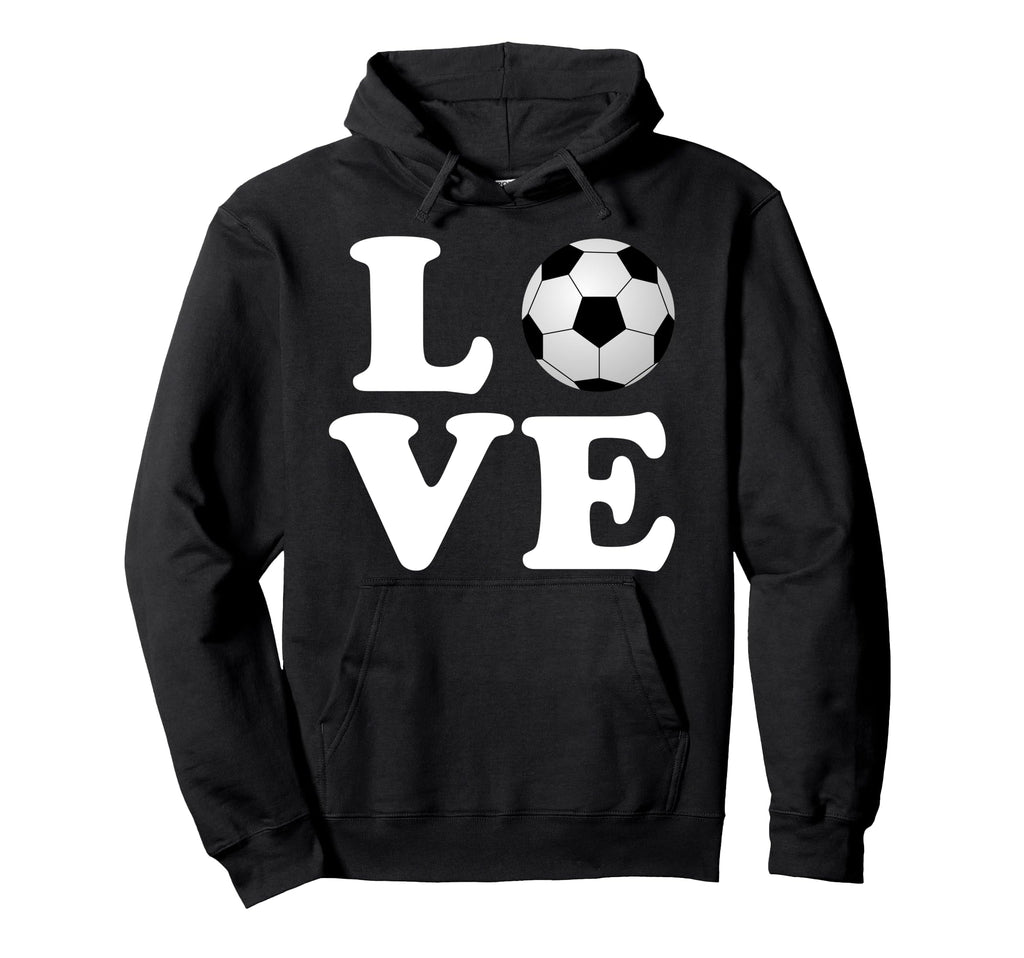 Love Soccer Futbol Hoodie - Custom Art Print for Adults - T-Shirt, Sweatshirt, Hoodie