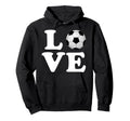 Love Soccer Futbol Hoodie - Custom Art Print for Adults - T-Shirt, Sweatshirt, Hoodie
