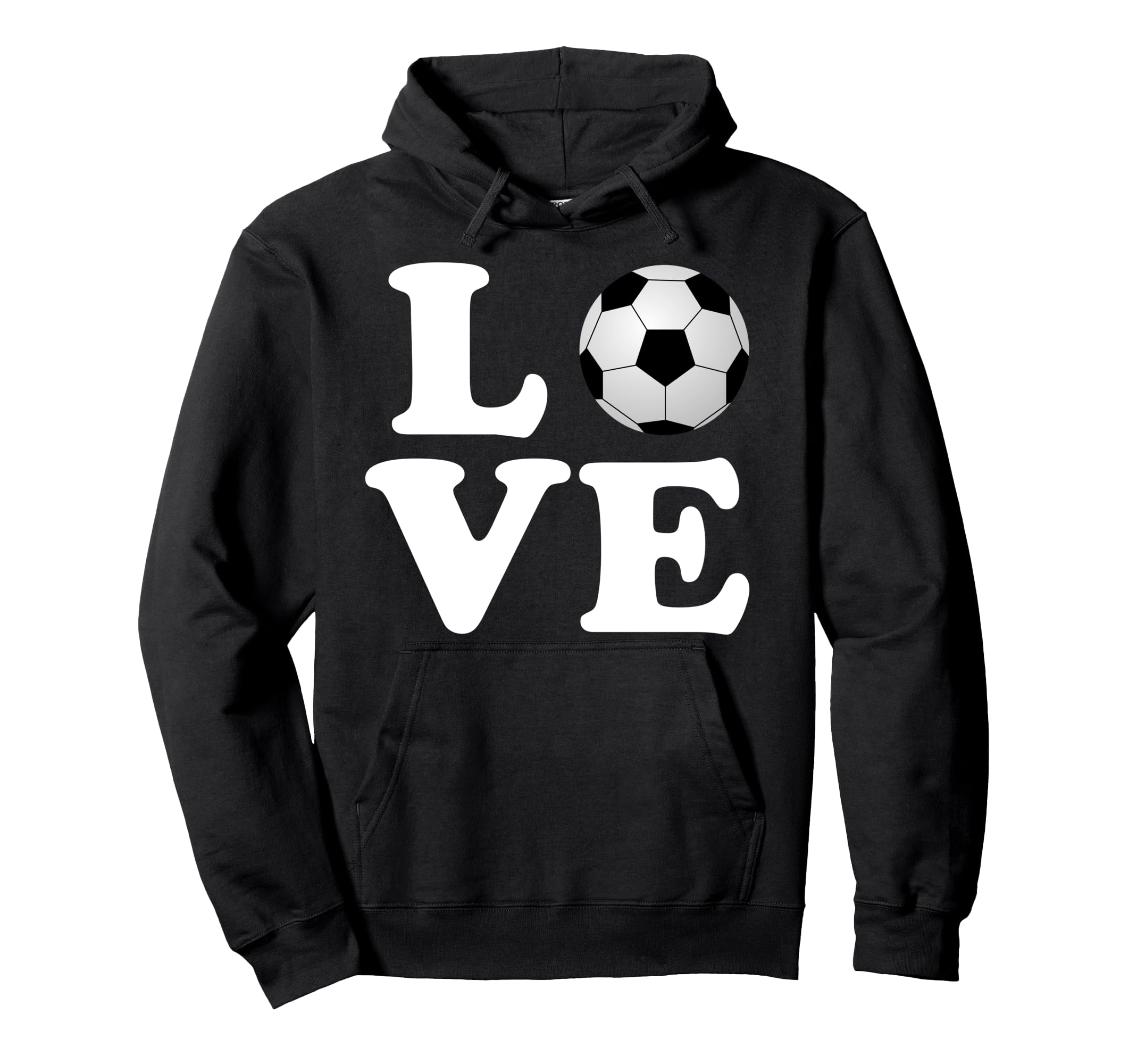 Love Soccer Futbol Hoodie - Custom Art Print for Adults - T-Shirt, Sweatshirt, Hoodie