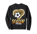 Leopard Heart Soccer Nana Grandma Sweatshirt - Novelty Apparel for Adults - T-Shirt, Sweatshirt, Hoodie