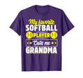 My Favorite Softball Player Calls Me T-Shirt - Minimalist Print Unisex - T-Shirt, Sweatshirt, Hoodie
