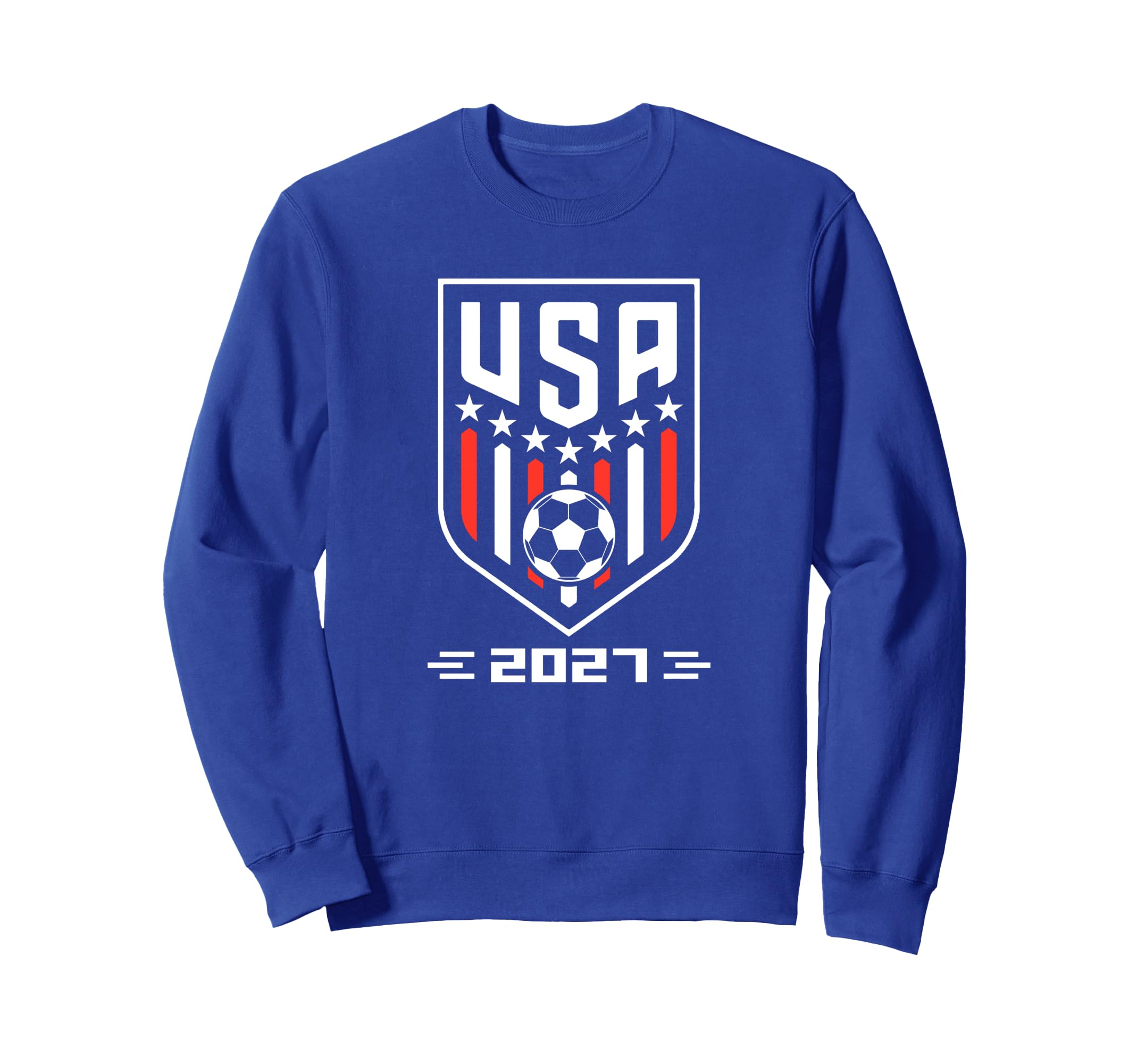 American Flag Soccer Team Soccer 2027 Sweatshirt - Trendy Graphic Unisex - T-Shirt, Sweatshirt, Hoodie
