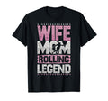 Skating Wife Mom Roller Skates T-Shirt - Casual Everyday Wear Men Women - T-Shirt, Sweatshirt, Hoodie
