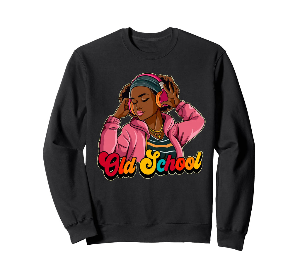 Old School Hip Hop Sweatshirt - Aesthetic Graphic for Adults - T-Shirt, Sweatshirt, Hoodie