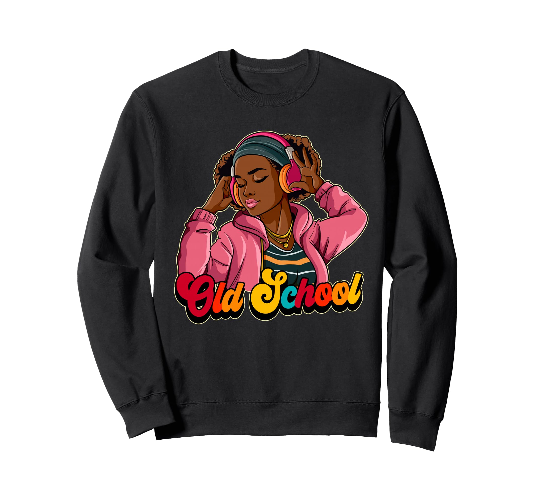 Old School Hip Hop Sweatshirt - Aesthetic Graphic for Adults - T-Shirt, Sweatshirt, Hoodie