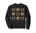 Soccer Mom Leopard Coquette Sweatshirt - Casual Everyday Wear for Adults - T-Shirt, Sweatshirt, Hoodie