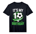 Its My 10Th Birthday Soccer Ball T-Shirt - Minimalist Print Unisex - T-Shirt, Sweatshirt, Hoodie