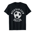 Mountain View Soccer Distressed 90S T-Shirt - Minimalist Print Men Women - T-Shirt, Sweatshirt, Hoodie