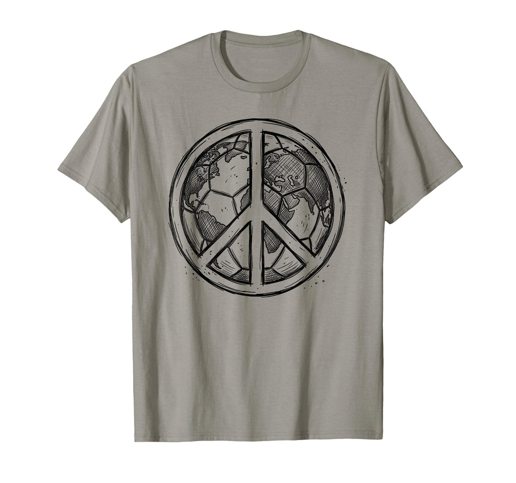 Soccer World Peace Is My Goal Futbol T-Shirt - Minimalist Print Unisex - T-Shirt, Sweatshirt, Hoodie