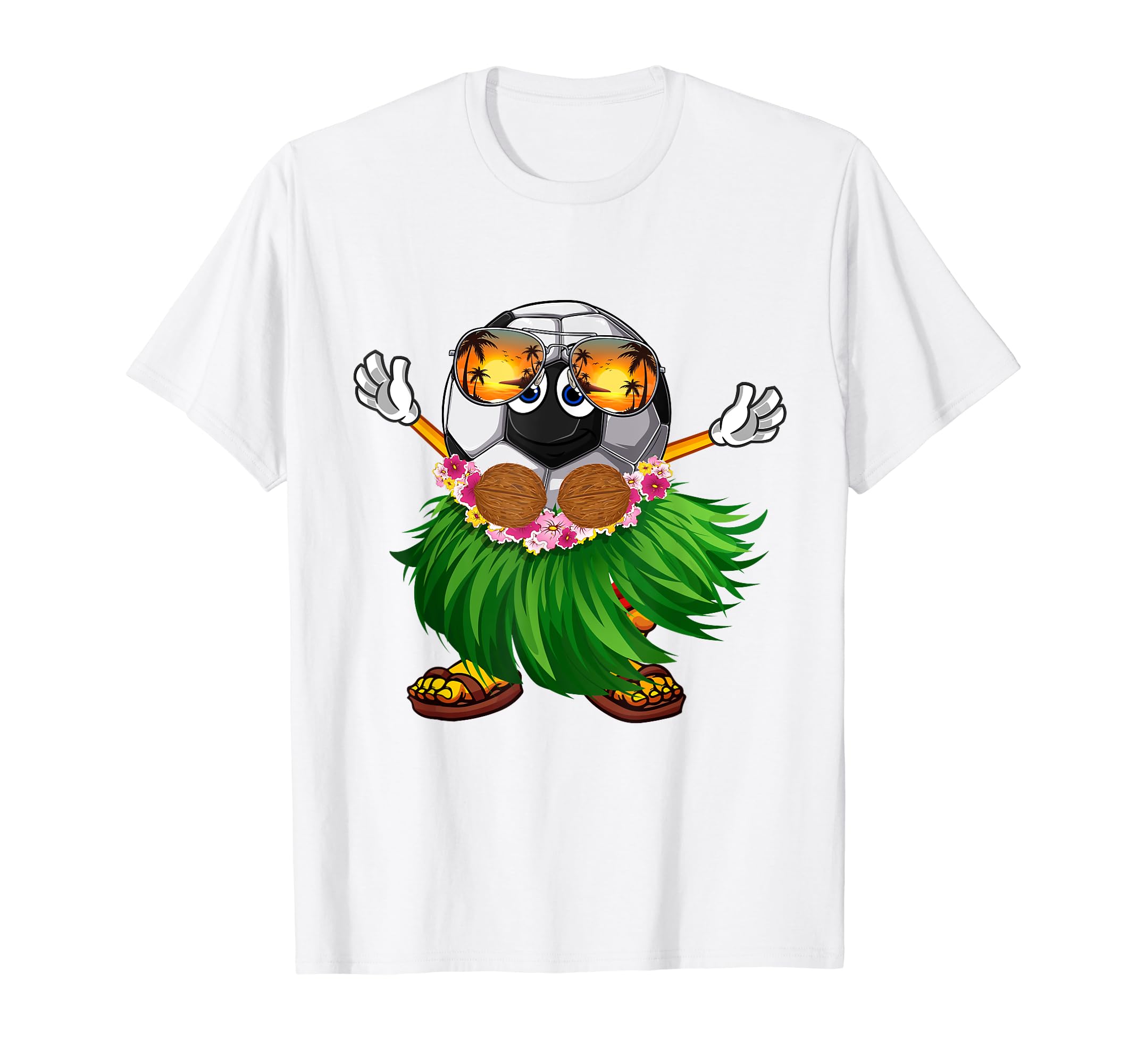 Funny Hawaii Soccer Ball T-Shirt - Casual Everyday Wear for Adults - T-Shirt, Sweatshirt, Hoodie