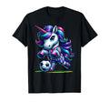 Soccer Unicorns Mom Aunt Sister T-Shirt - Minimalist Print Men Women - T-Shirt, Sweatshirt, Hoodie