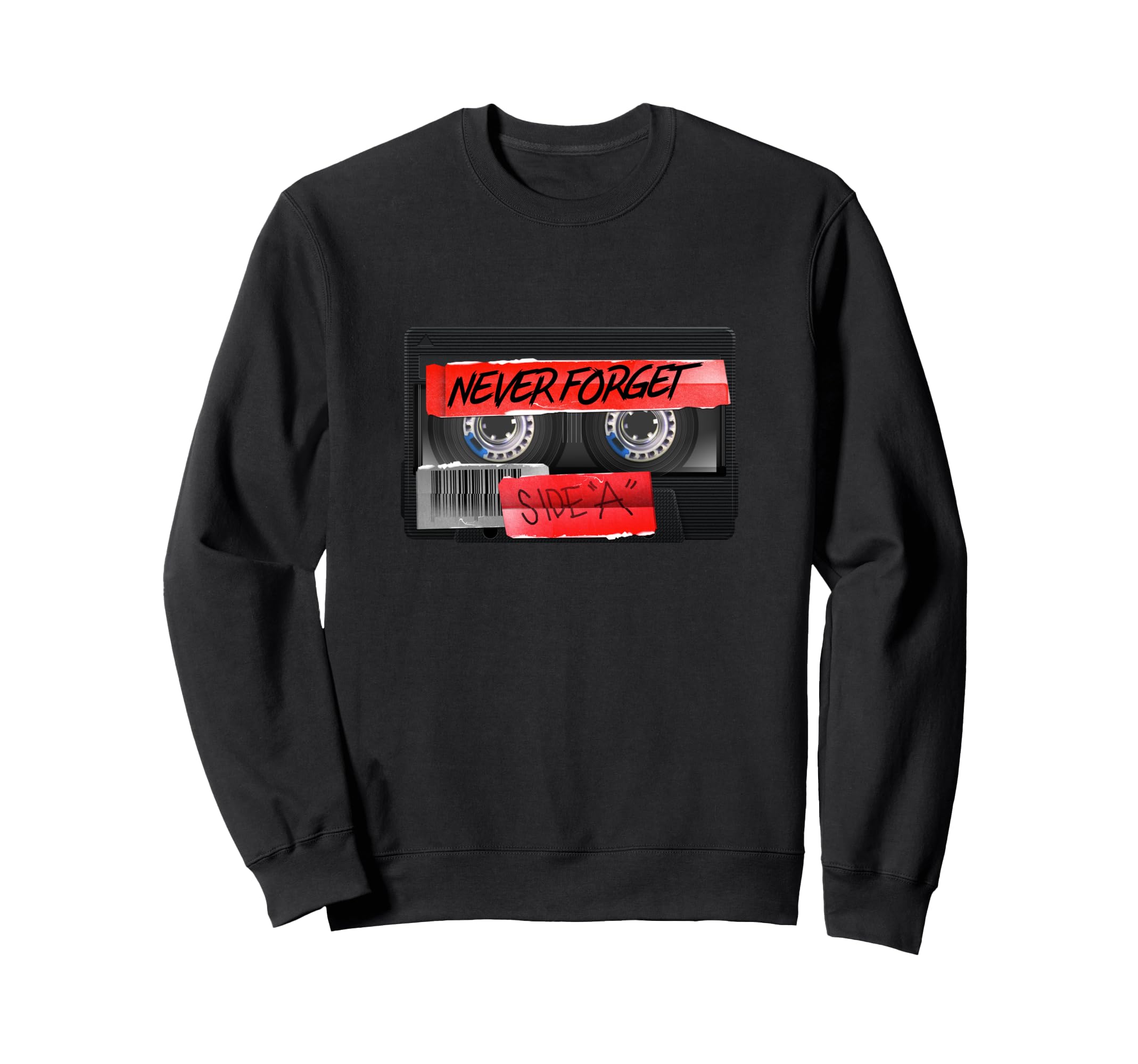 80S 90S Cassette Mixtape Sweatshirt - Trendy Graphic Men Women - T-Shirt, Sweatshirt, Hoodie