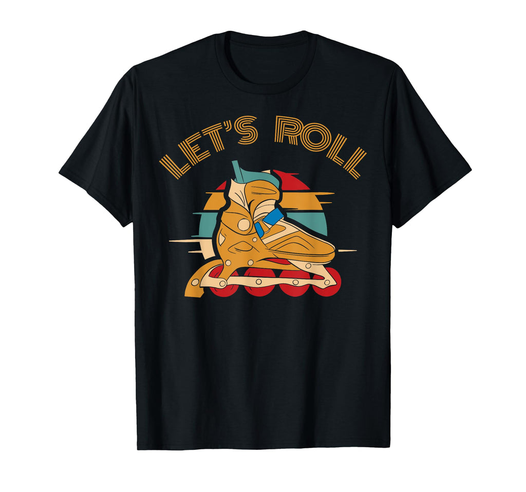 Inline Skating Skater Skate 70S T-Shirt - Casual Everyday Wear Men Women - T-Shirt, Sweatshirt, Hoodie